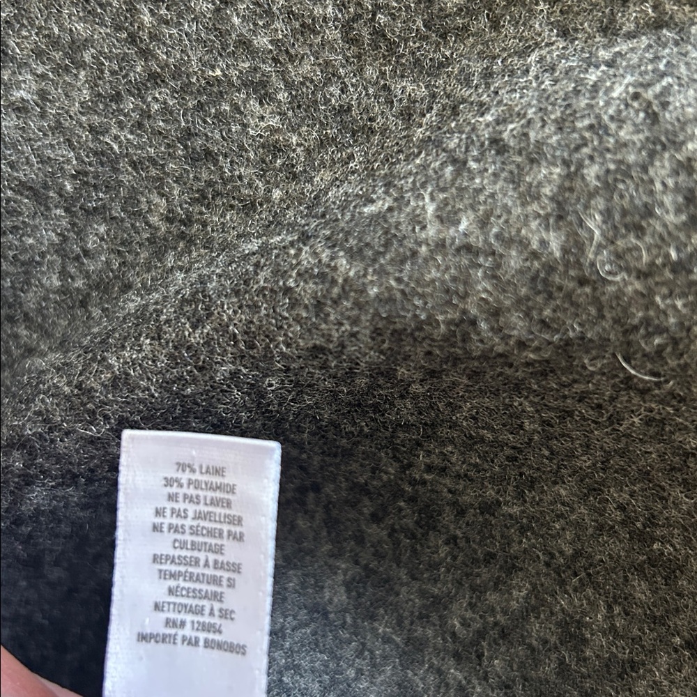 Bonobos Dark Gray Wool Lightweight Shirt Jacket - Picture 8 of 10